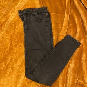 Black High Rise skinny jeans American Eagle